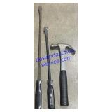 Pair of Pry Bars & Hammers
