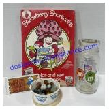 Strawberry Shortcake Color & Sew Book , Smurf