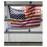 American Flag & Pole