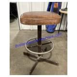 Metal Padded Stool (27")