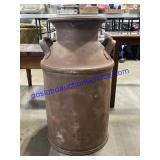 Brown Metal Creamery Can (24")