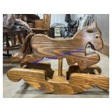 Small Wooden Rocking Horse (16" Tall)