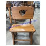 Small Wooden Bench (19" Tall)