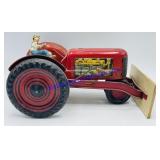 Vintage Metal Tractor Missing Steering Wheel