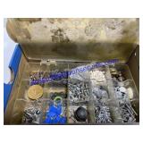 Plastic Container W/ Screws , Washers & More