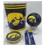 Iowa Hawkeyes Trash Can , Coasters & Decorative