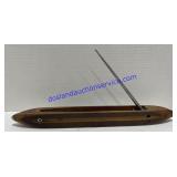 Antique Wood Loom Shuttle 17" Long