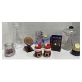 Candle Decor , Glass Oil Vase , Light Cover &