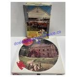 Vintage Puzzles -Fire Truck & Mill