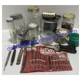 Hex Wrench Set , Storage Jars , Nails & Screws