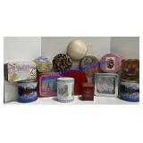 Assorted Tin Containers