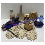 Doillie, Wound Thread Decor , Decorative Jar-