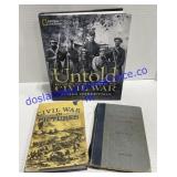 French Grammar & War History Books
