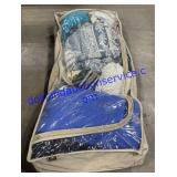 Storage Zip Up Bag With Misc Throws & Linens