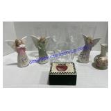 Angels , Aimee Trinket Box , Mini Vase Attended
