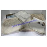 Table Cloth, Doilies , Cloth Pull String Sack