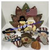 Holiday Decor Including Thanksgiving , Christmas