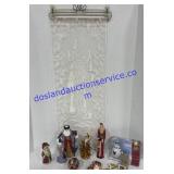 Christmas Decor -Santa Figurine, Night Light  &