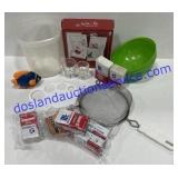 Christmas Plates , Strainer McCormick Seasoning