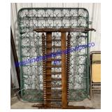 Wooden Bed Frame (57" Wide) & Spring Mattress