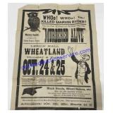 Vintage Wheatland Gazette Ad & 1938 Clinton
