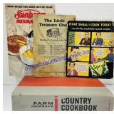 Lot of (4) Vintage Cookbooks