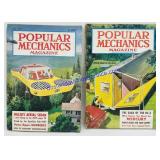 Pair of 1957 Popular Mechanics Magazines
