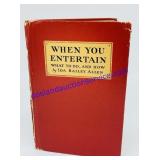 Copyright 1932 "When You Entertain Book"