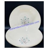 Pair of Floral Ceramic Bowls (9")