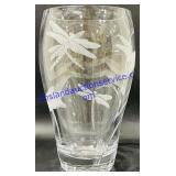 Beautiful Lenox Crystal Dragonfly Vase (9")