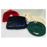 Vintage Girl Scout Hat, Hand Warmer, Etc..