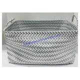 Gray/White Basket (18 x 14 x 10)
