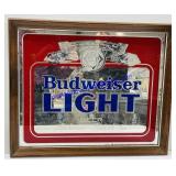 Budweiser Light Mirror (22 x 18)