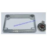 Harley Davidson License Plate Cover & Pocket