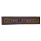 Primitive Fall Harvest Sign (29 x 6)