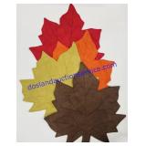 Lot of (8) Fall Leaf Placemats