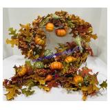 Fall Wreath & Centerpiece