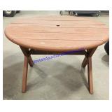 Wooden Patio Table (48 x 30)