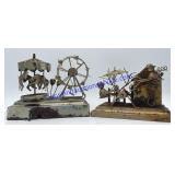 Vintage Metal Music Boxes ( Need Repaired )