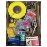 Caution Tape, Wing Nuts , Connectors , Wedges Etc