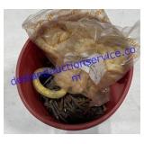 Coffee Container W/ Plastic Project Knives &