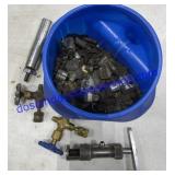 Coffee Container W/ Shut Off Valves & Misc