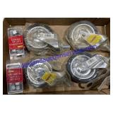 4" Caster Wheels & 1/2" Galvanized Hex Nuts