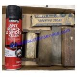 Sharpening Stones & Bug Killer