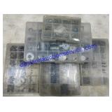 Sitting Containers With Washers, Screws , Nuts ,