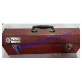 Tool Box ( 20"x7"x6" ) W/ Sockets ,  Ratchet ,