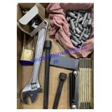 Crescent Wrench , Folding Yard Stick , Allen