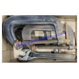 4 C-Clamps & 1 Wrench