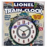 Lionel 100th Anniversary Train Clock - Brand New
