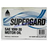 Box of (11) Bottles of Motor Oil